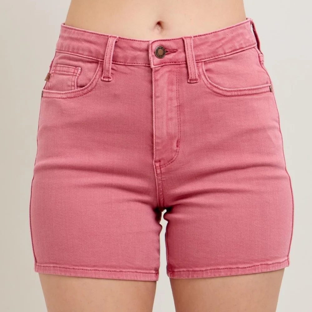 Rosy High Hopes Denim Shorts - Picture 15 of 16
